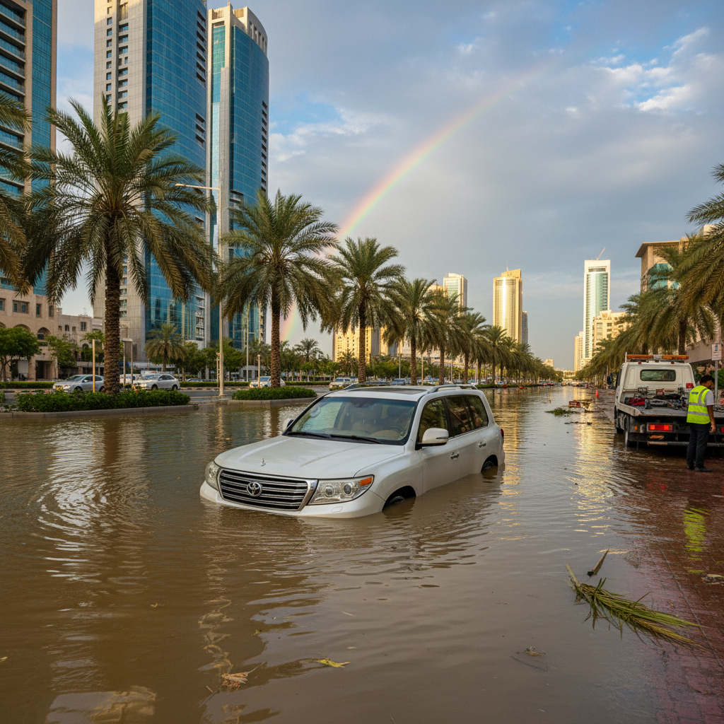 Why Flood Insurance is Key for Car Engines in Dubai