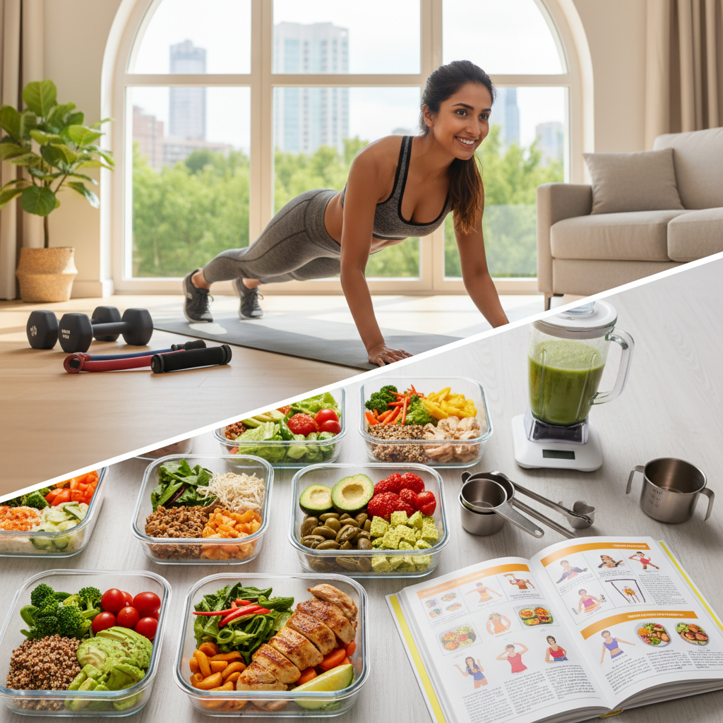 Guide to Home Workout Tips UAE & Quick Healthy Meal Ideas